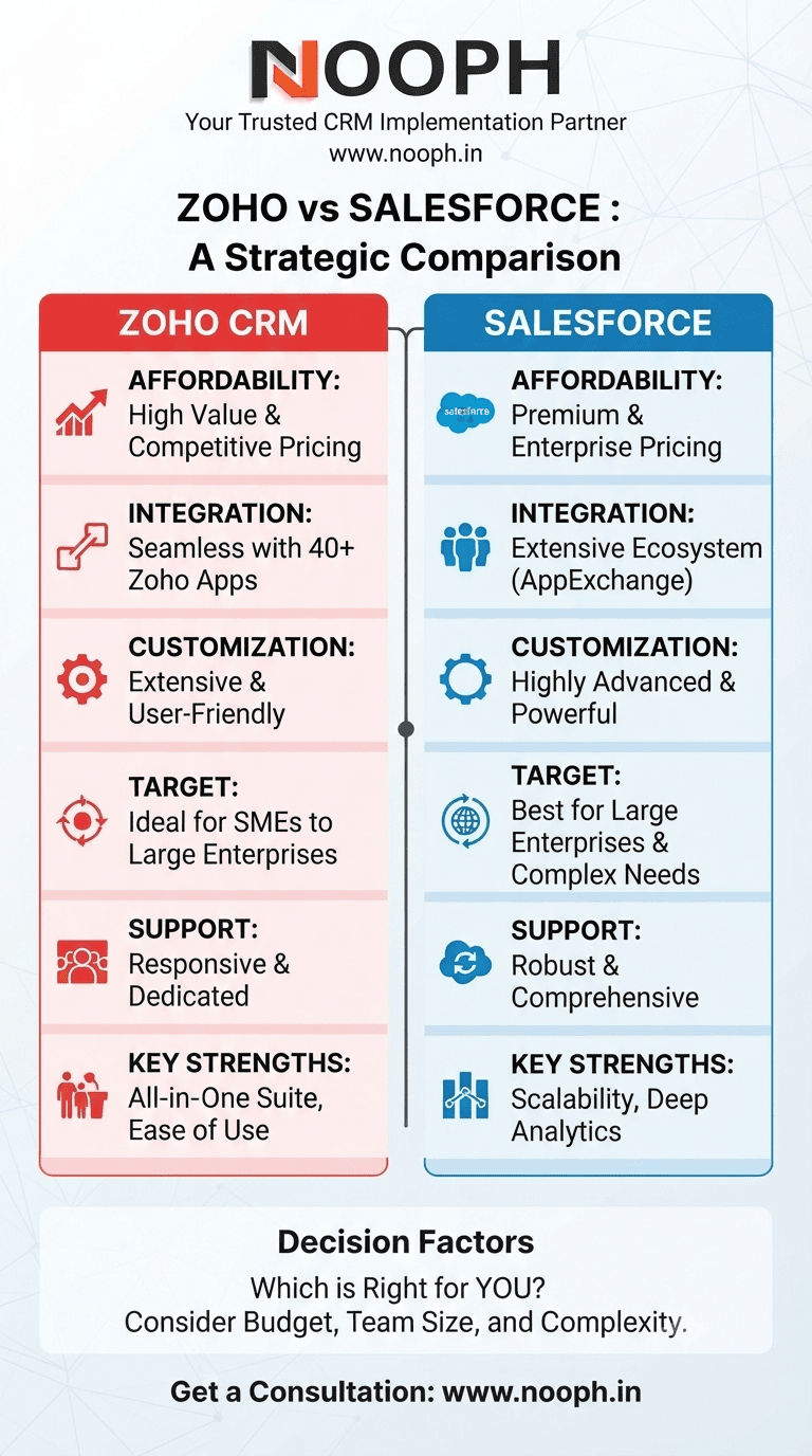 When to Choose Zoho or the Zoho Suite Over Salesforce
